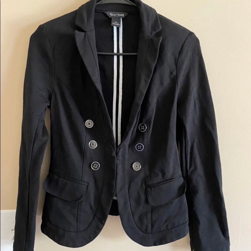 Black Buttoned Down Blazer